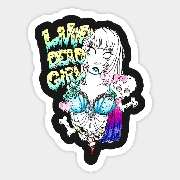 Living dead girl Sticker by WtfBugg